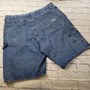 Wrangler Carpenter Denim Shorts 100% Cotton Utility 6400MZL Workwear Jorts sz 42